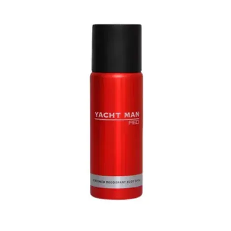 Yacht Man Red Perfumed Deodorant Body Spray 200ml — YACHT MAN fragrance