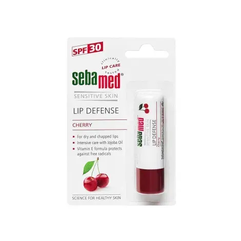 Seba Med Lip Defense Cherry Lip Balm 4.8g — SEBA MED lip care product