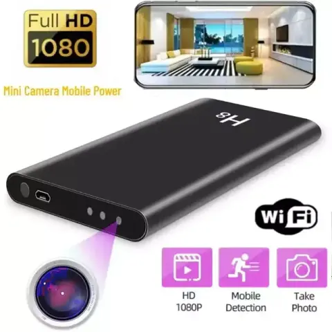 H8 Night Vision Power Bank WiFi HD Camera