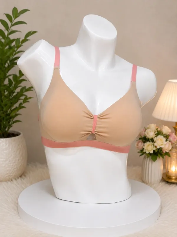 Premium Love Nut Seamless Wireless Bra | Ultra Soft Light Padded Comfort Bra - Shopemart 1