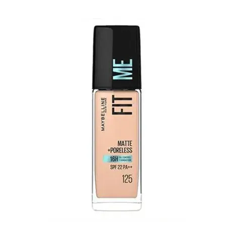 Maybelline Fit Me Matte Poreless 16H Oil Control Foundation - 125 — MAYBELLINE makeup product