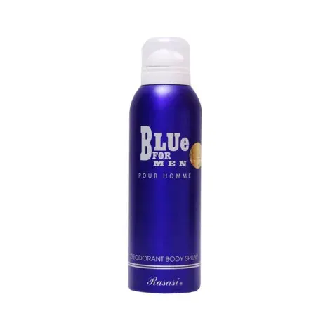Rasasi Blue Deodorant Body Spray For Men 200ml — RASASI fragrance