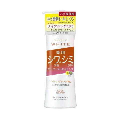 Kose Cosmeport Moisture Mild White Wrinkle Care Perfect Essence 230ml — KOSE COSMEPORT face serum