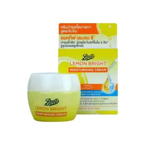 Boots Lemon Bright Moisturising Cream 50ml — BOOTS moisturiser