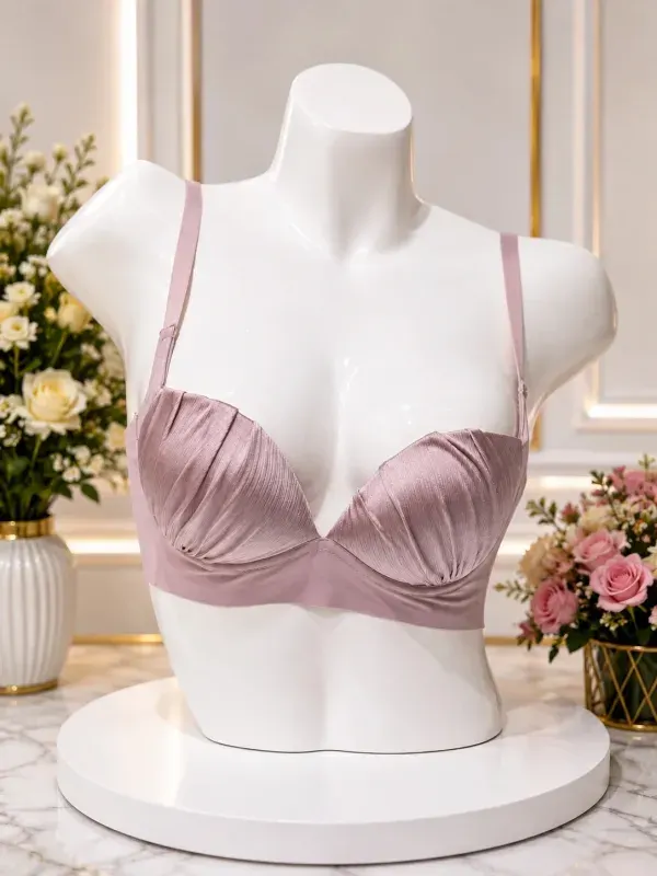 Brown Dixa Wireless Push-Up Bra