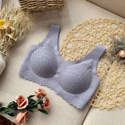 Ash Rolex Bra – Premium Seamless Lace Comfort Bra for Women