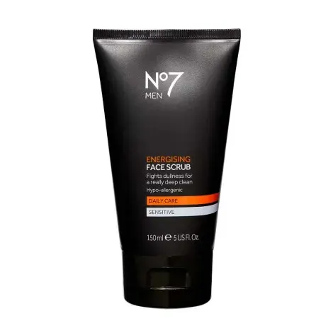 No7 Men Energising Face Scrub 150ml — No7 face wash