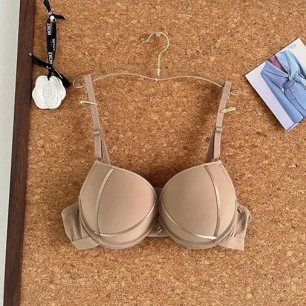 Brown Double Padded Very Elegant Lining Push-Up Bra
