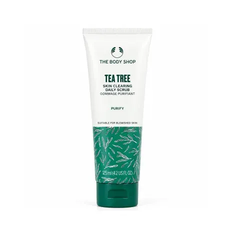 The Body Shop Tea Tree Skin Clearing Purify Daily Scrub 125ml — THE BODY SHOP face wash