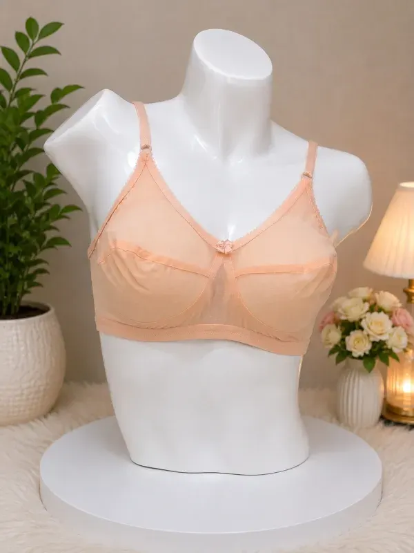 Bangi Non-Padded Non-Wired Cotton Bra Full Coverage C Cup