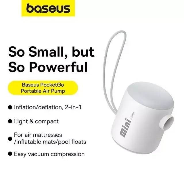 BASEUS PocketGo Portable Air Pump — Baseus