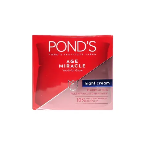 Pond's Age Miracle Youthful Glow Night Cream 50ml — POND'S night moisturiser