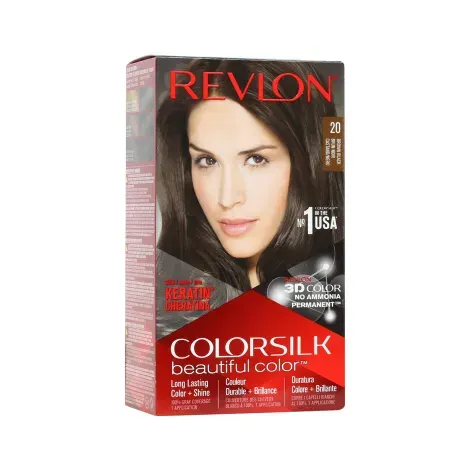 Revlon Colorsilk Beautiful Hair Color - 20 Brown Black — REVLON hair care product
