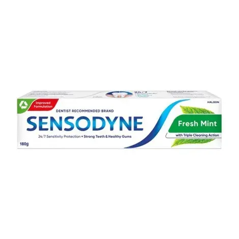 Sensodyne Fresh Mint with Triple Cleaning Action Toothpaste 160ml — SENSODYNE beauty product