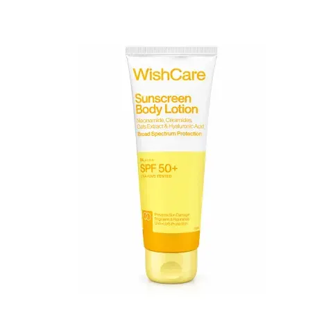 Wishcare sunscreen body lotion SPF 50+ pa+++ 100ml — WISHCARE sunscreen