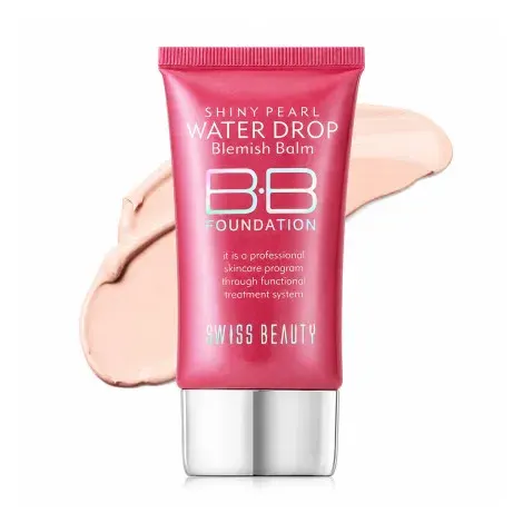 Swiss Beauty Shiny Pearl BB Foundation SPF 15 40ml - 02 Peony Cream — SWISS BEAUTY sunscreen