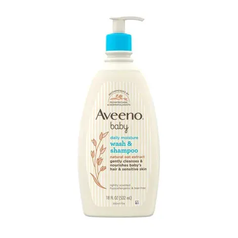Aveeno Baby Daily Moisture Wash & Shampoo 532ml — AVEENO hair care product