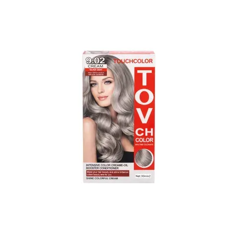Tovch Hair color 30ml*2 - 9.02 Silver Grey — TOVCH hair care product