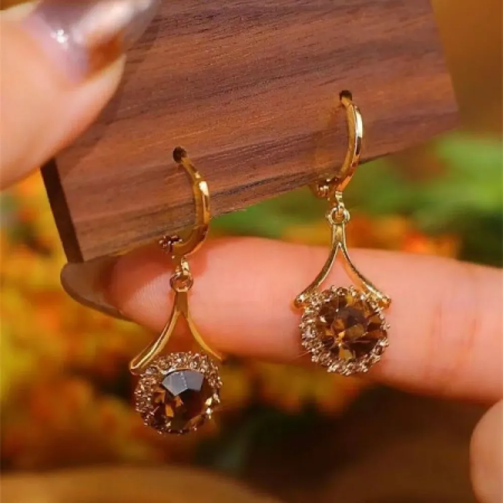 Crystal Vintage Earrings-10126