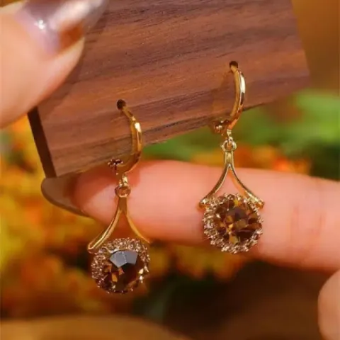 Crystal Vintage Earrings-10126