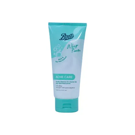 Boots BHA & Tea Tree Extract Acne Care Whip Foam 100ml — BOOTS face wash