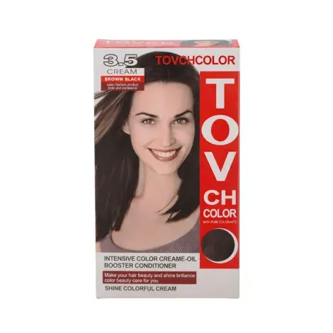 Tovch Hair Color - 3.5 Brown Black — TOVCH hair care product