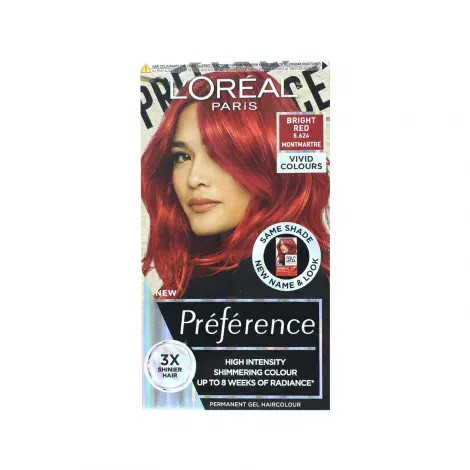 L'Oreal Perference Les Vivids High Intensity Shimmering Colour - 8.624 Bright Red — LOREAL hair care product
