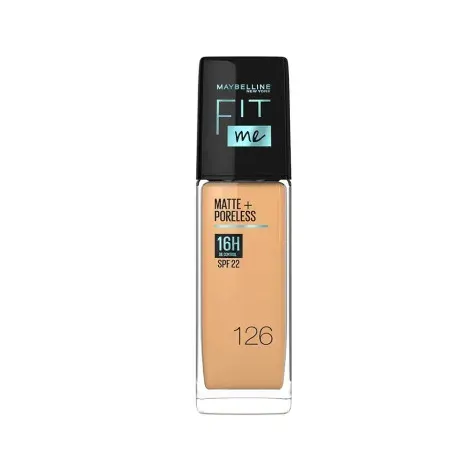 Maybelline Fit Me Matte Poreless 16H Oil Control Foundation - 126 — MAYBELLINE makeup product