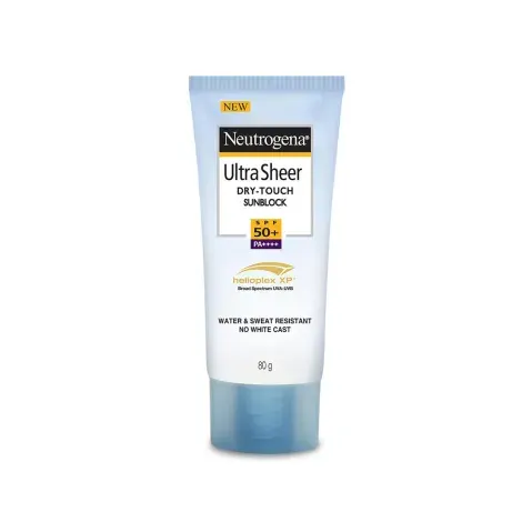 Neutrogena Ultra Sheer Dry-Touch Sunblock SPF 50+ 80g — NEUTROGENA sunscreen
