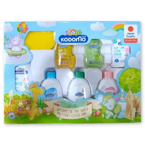 Kodomo Baby Happy Kids 8pcs Gift Set 0+ — KODOMO beauty product