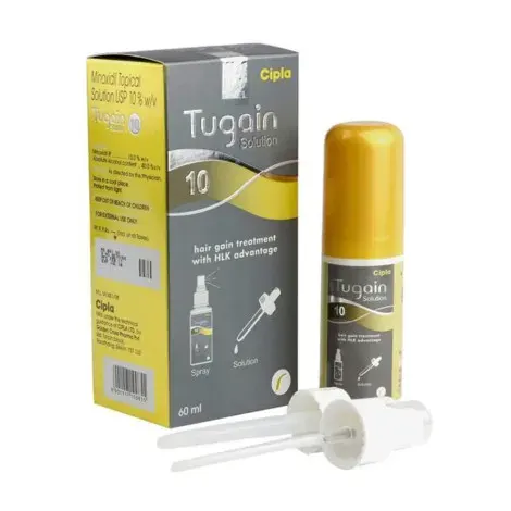Tugain solution 10 Hair Gain Treatment 60ml — CIPLA hair care product