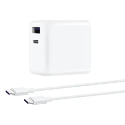 Huawei USB + USB-C / Type-C Interface Super Fast Charge Gan Dual Port Charger 65W — HUAWEI
