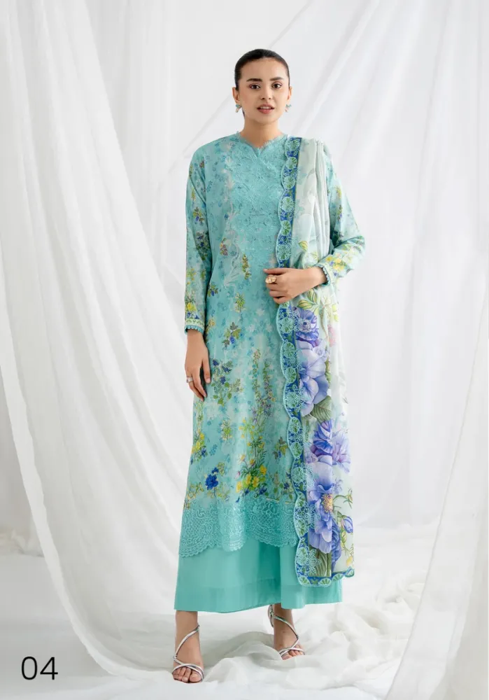 GullJee Rang-e-Haya Lawn - Shopemart 1