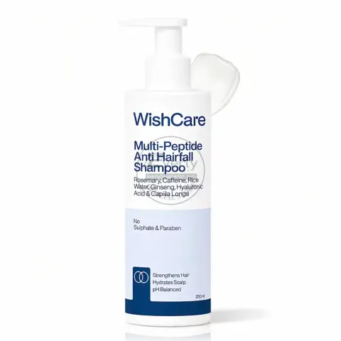 WishCare Multi-Peptide Anti Hairfall Shampoo with Rosemary - 250ml — Wishcare