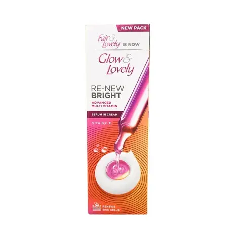 Glow & Lovely Re-New Bright Multivitamin Serum In Cream 80g — GLOW & LOVELY face serum