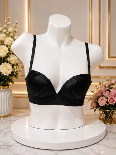Black Dixa Wireless Push-Up Bra