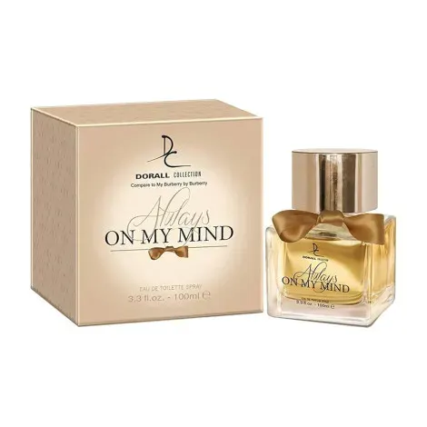 Dorall Collection Always On My Mind by for Women Edt Spray 100ml — DORALL COLLECTION fragrance