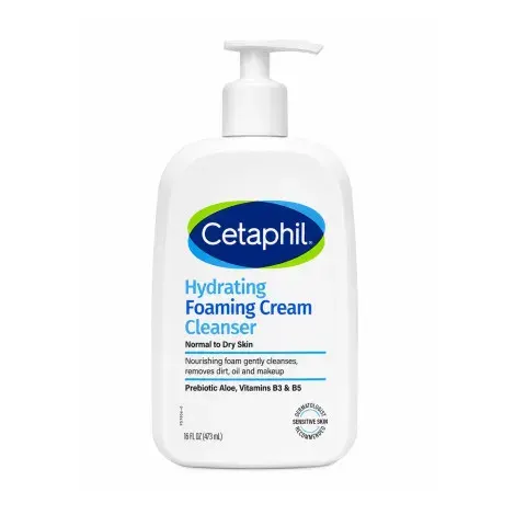 Cetaphil Hydrating Foaming Cream Cleanser for Normal To Dry Skin 473ml — CETAPHIL face wash