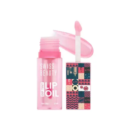 Swiss Beauty Dip Tint Lip Oil – 03 Peach — SWISS BEAUTY lip colour
