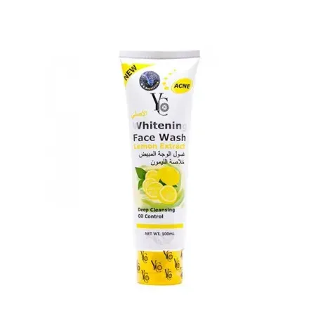 YC Acne Whitening Lemon Extract Face Wash 100ml — YC face wash