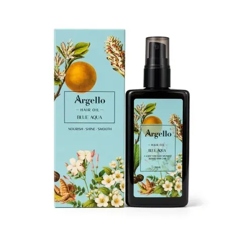 Argello Blue Aqua Hair Oil 100ml — ARGELLO hair care product