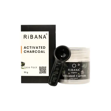 Ribana Activated Charcoal Face Pack - 50g — RIBANA beauty product