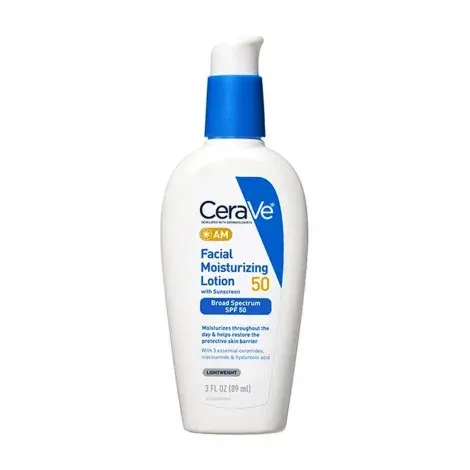 CeraVe AM Facial Moisturizing Lotion with Sunscreen SPF 50 89ml — CERAVE sunscreen