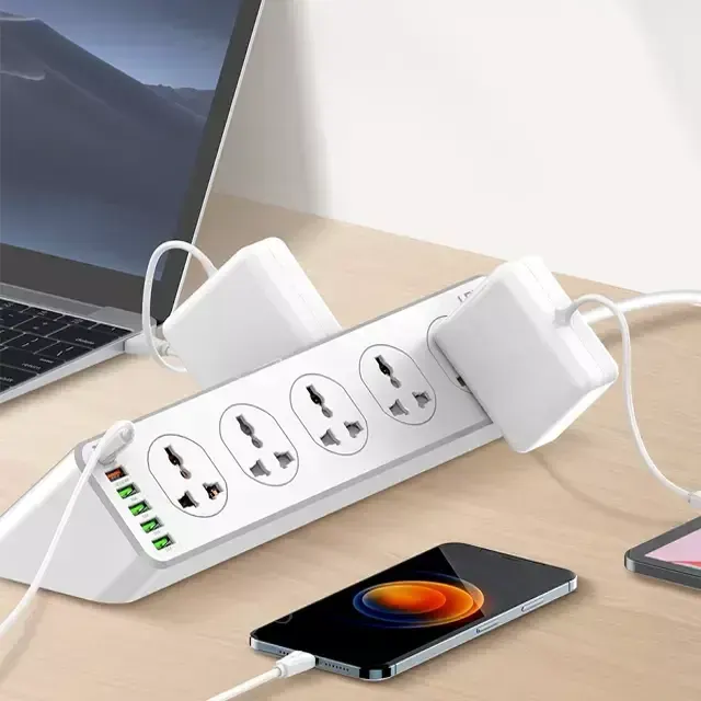 LDNIO SC10610 Power Extension 10 Outlets PD&QC3.0 5 USB-A&1 USB-C Port — LDNIO