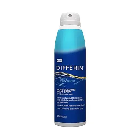 Differin 2% Salicylic Acid Acne Clearing Body Spray 170g — DIFFERIN fragrance