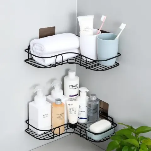 Stainless Steel Corner Shelf Organizer