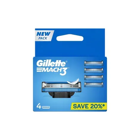 Gillette Mach 3 Razor Strip 4 pcs — GILLETTE grooming product