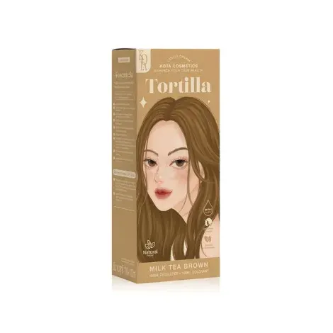 Kota Hair Color Cream Tortilla - Milk Tea Brown — KOTA hair care product