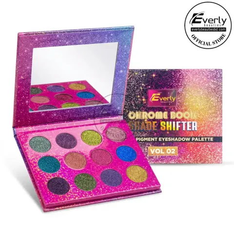 Everly Beauties Chrome Book Shade Shifter Vol. 3 Multichrome Pressed Pigment Palette — Everly Beauti