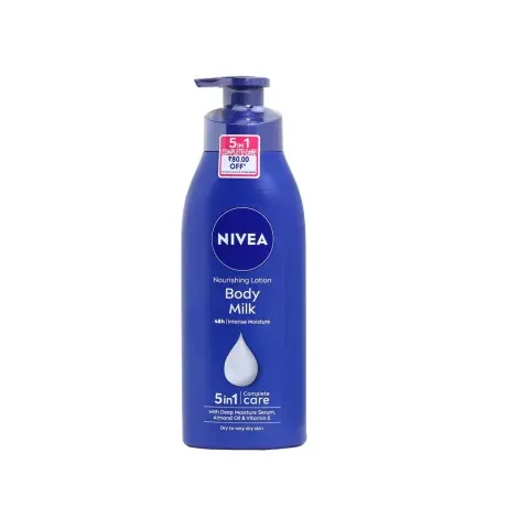 Nivea Body Milk Nourishing 5 in 1 Lotion Dry to Very Dry Skin 400ml — NIVEA moisturiser